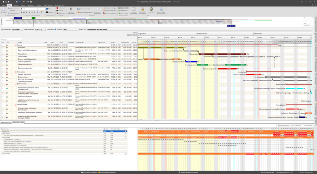 MS Project Bauzeitenplan Vorstellung Des Tools MS Project Alternative MS Project Bauzeitenplan Vorstellung Des Tools MS Project Alternative
